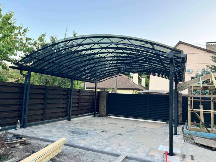 виготовлення навісу над автомобілем