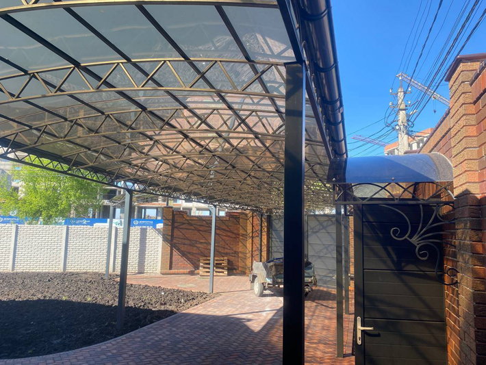 навіс над автомобілем від виробника Київ