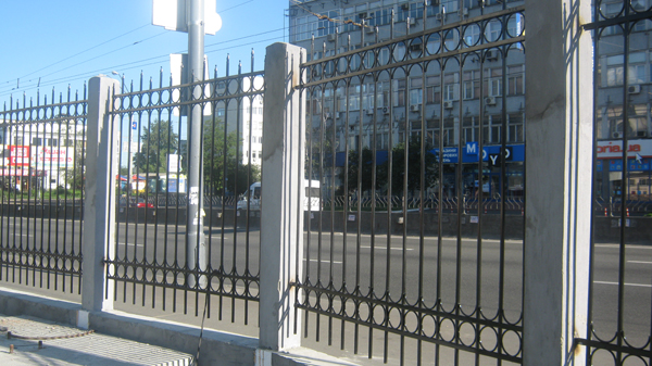 металлический кованый забор Киев
